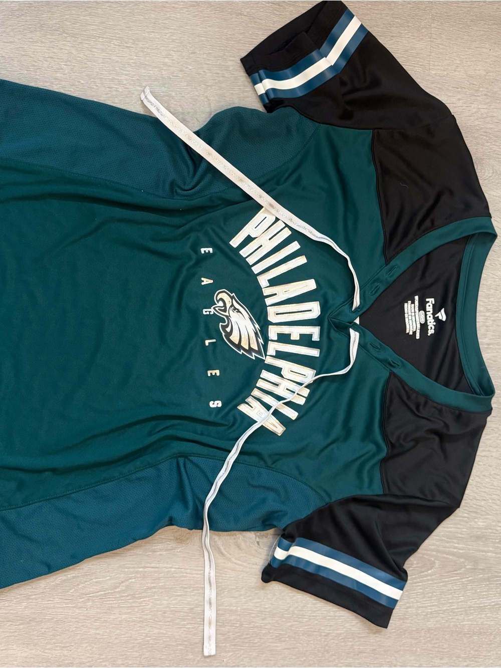 Fanatics Black and Teal Women's Tank Top